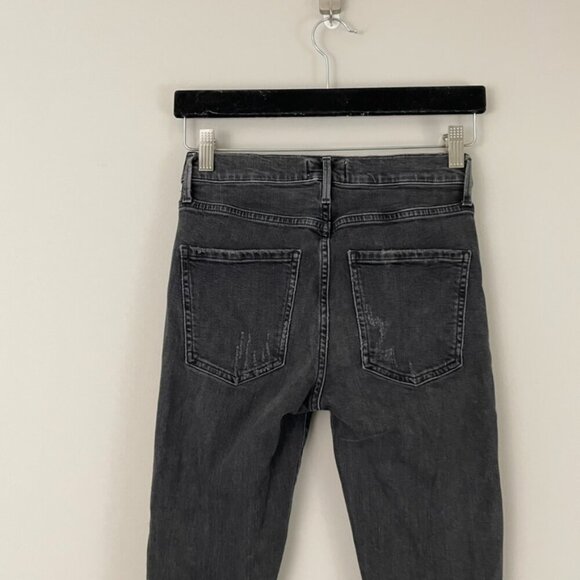 AGOLDE Sophie High Waisted Distressed Ankle Skinny Jeans Size 25 - Picture 7 of 7
